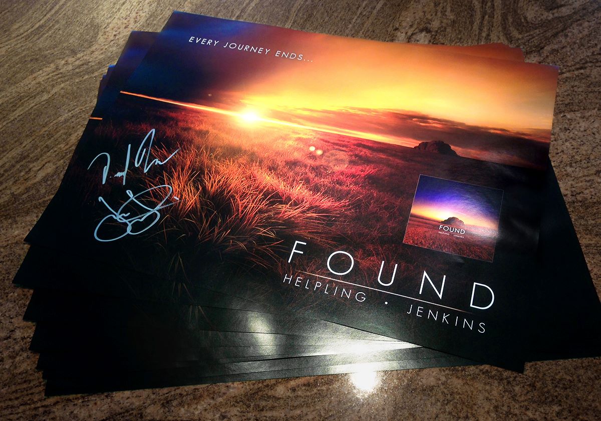 SIGNING POSTERS FOR THE RELEASE OF FOUND